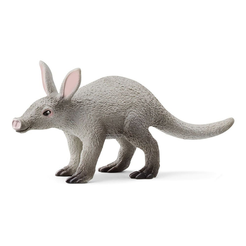 SCHLEICH Wild Life Aardvark Toy Figure, 3 to 8 Years, Grey