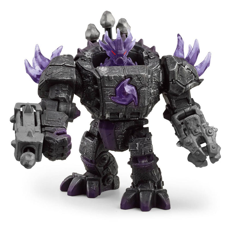 SCHLEICH Eldrador Creatures Shadow Master Robot with Mini Creature Toy Figure, 7 to 12 Years, Black/Purple