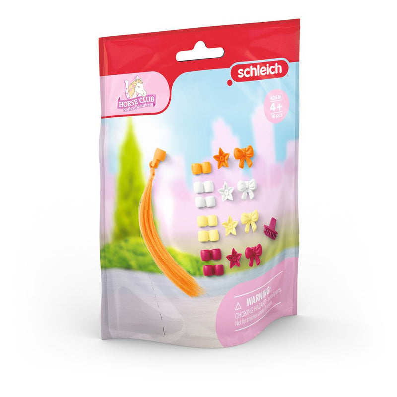 SCHLEICH Horse Club Sofia's Beauties Hair-Clips Toy Figure Accessories, 4 Years and Above, Multi-colour