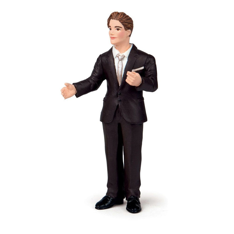 PAPO The Enchanted World Groom Costume Toy Figure, Three Years and Above, Black/White