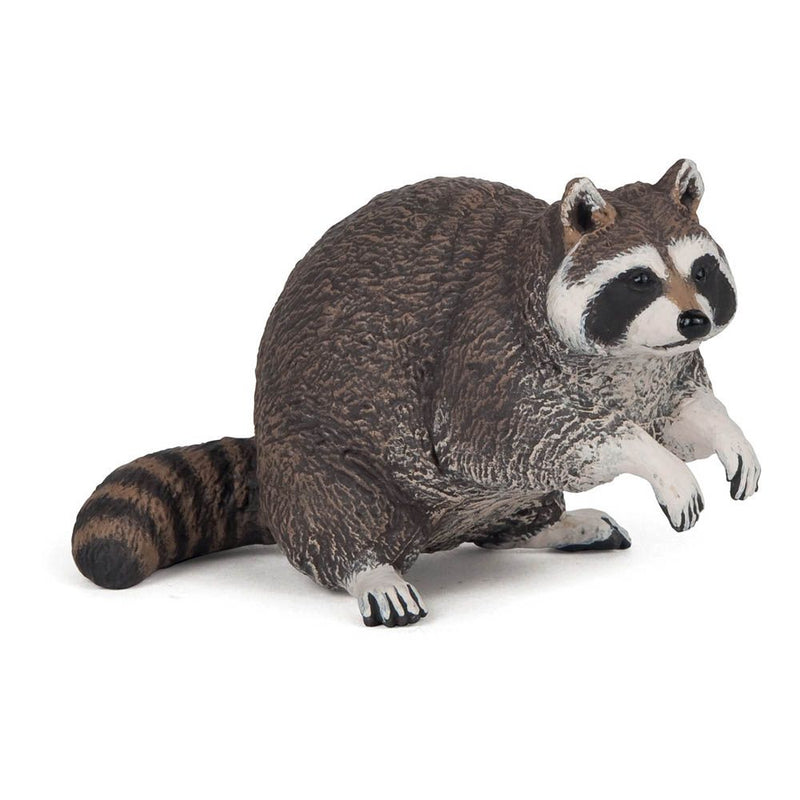 PAPO Wild Animal Kingdom Racoon Toy Figure, Three Years and Above, Grey