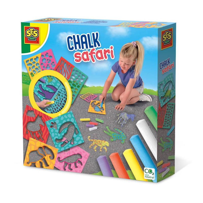 SES CREATIVE Playground Chalk Safari, Three Years and Above