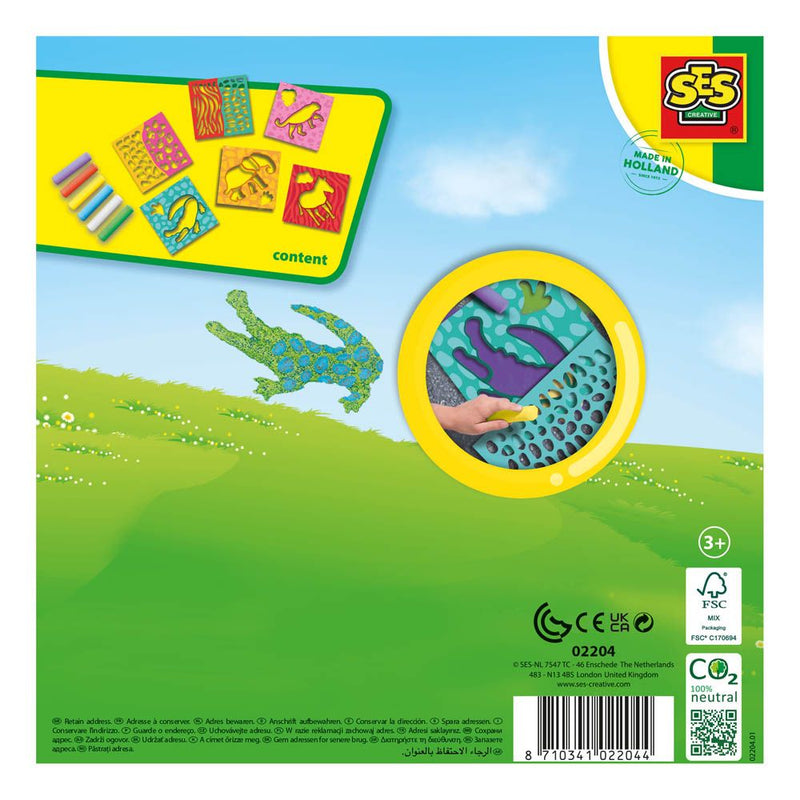 SES CREATIVE Playground Chalk Safari, Three Years and Above