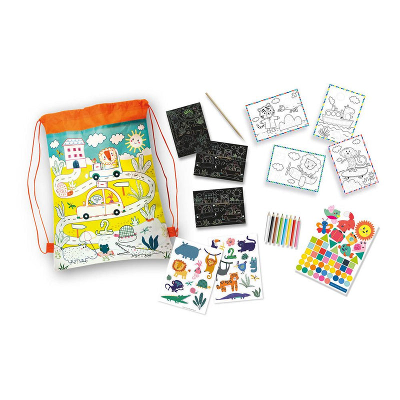 SES CREATIVE Activity Travel Bag Colouring Set, Three Years and Above