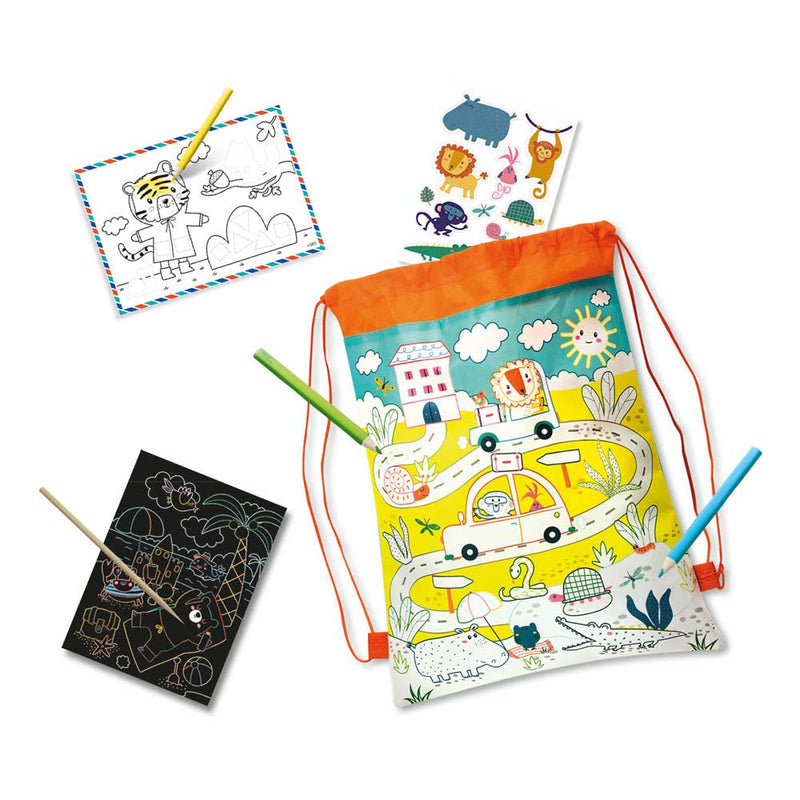 SES CREATIVE Activity Travel Bag Colouring Set, Three Years and Above