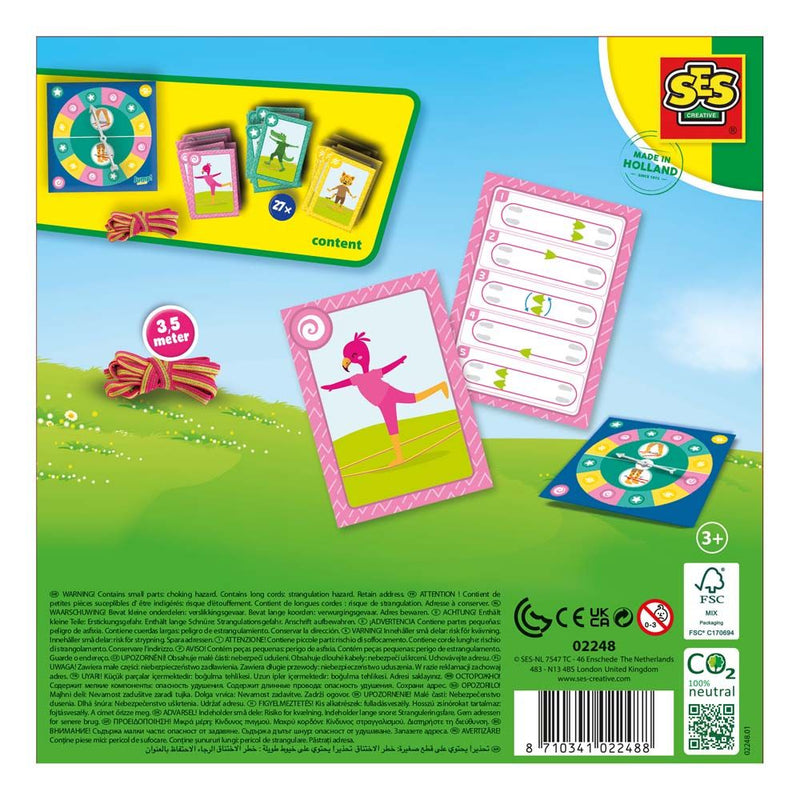 SES CREATIVE Jump! Animals French Skipping Challenges, Three Years and Above