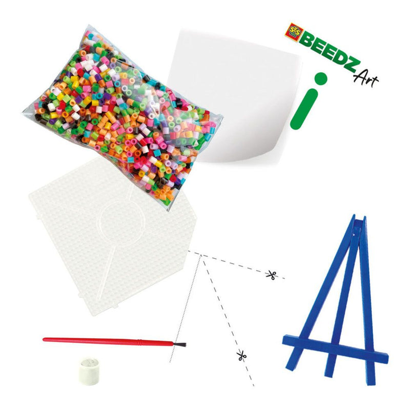 SES CREATIVE Beedz Mini Artist Frida 1600 Iron-on Beads Mosaic Art Kit, Twelve Years and Above
