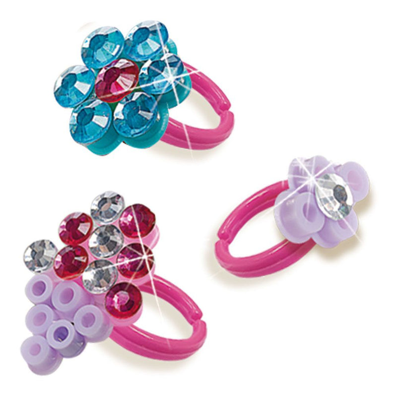 SES CREATIVE Beedz Diamond Jewellery 1200 Iron-on Beads Mosaic Art Kit, Five Years and Above