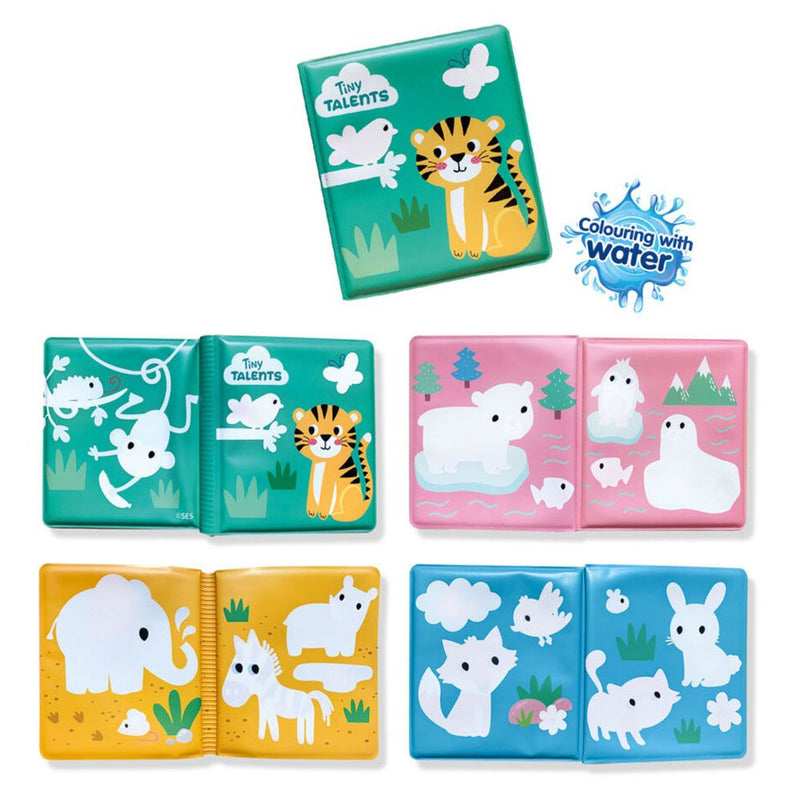 SES CREATIVE Colouring with Water Bath Book, Six Months and Above
