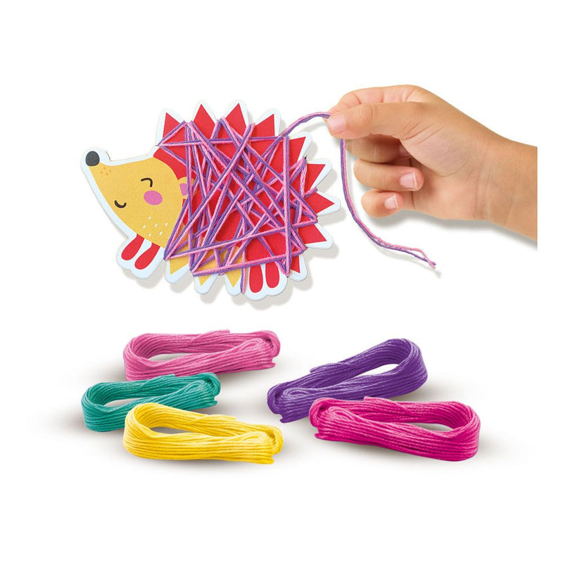 SES CREATIVE Yarn Wrap Animals Craft Kit, 3 to 6 Years