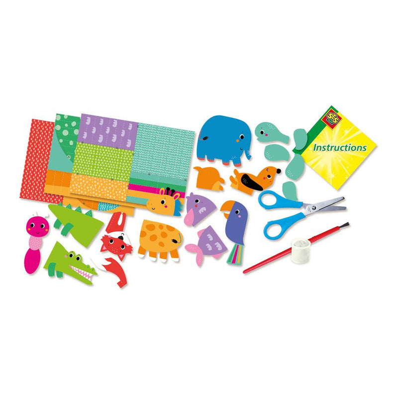 SES CREATIVE Zig Zag Origami Animals Kit, 3 to 6 Years