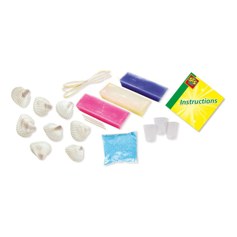 SES CREATIVE Inspired By Nature Shell Candle Making Kits, Six Years and Above