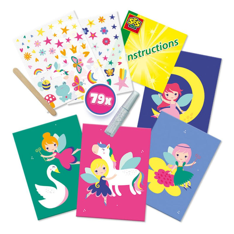SES CREATIVE Rub on Transfers Pictures Craft Kit, Three Years and Above