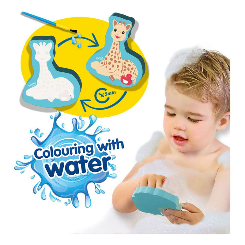 SES CREATIVE Sophie La Giraffe Colouring in the Bath with Water, 1 Years and Above