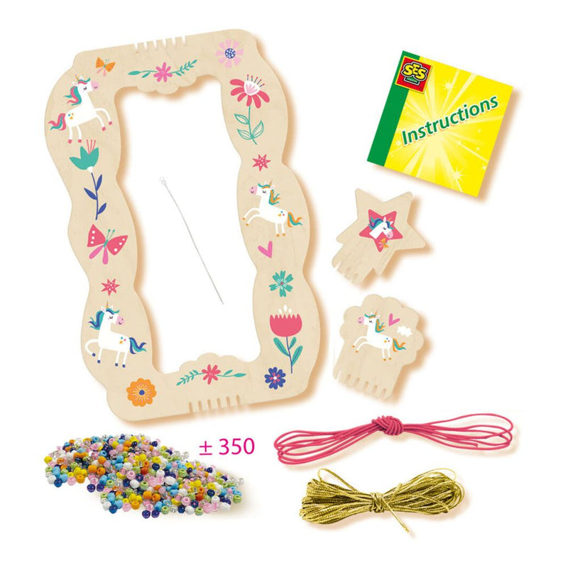 SES CREATIVE Glass Beads Bracelets Jewellery Making Set, Six Years and Above