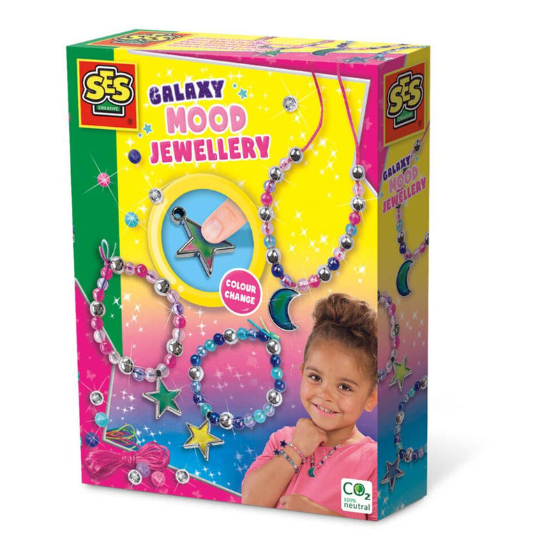 SES CREATIVE Galaxy Mood Jewellery Making Set, Three Years and Above