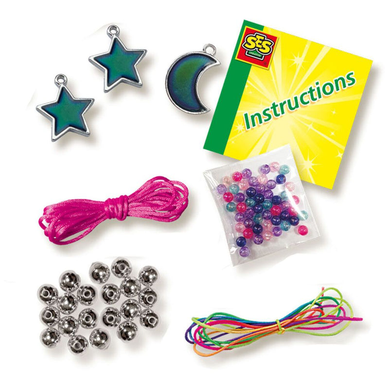 SES CREATIVE Galaxy Mood Jewellery Making Set, Three Years and Above