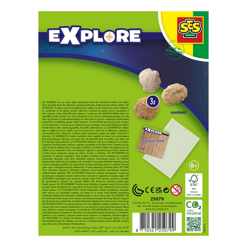 SES CREATIVE Explore Break Open Geodes, Eight Years and Above