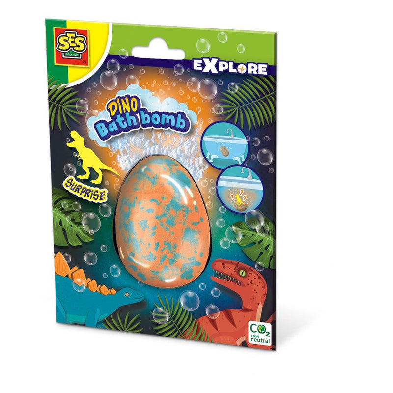 SES CREATIVE Explore Dino Bath Bomb Surprise, Three Years and Above