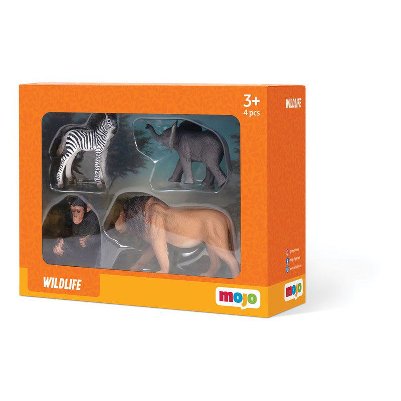 MOJO Wildlife Africa Starter Toy Figure Set, 3 Years or Above, Multi-colour