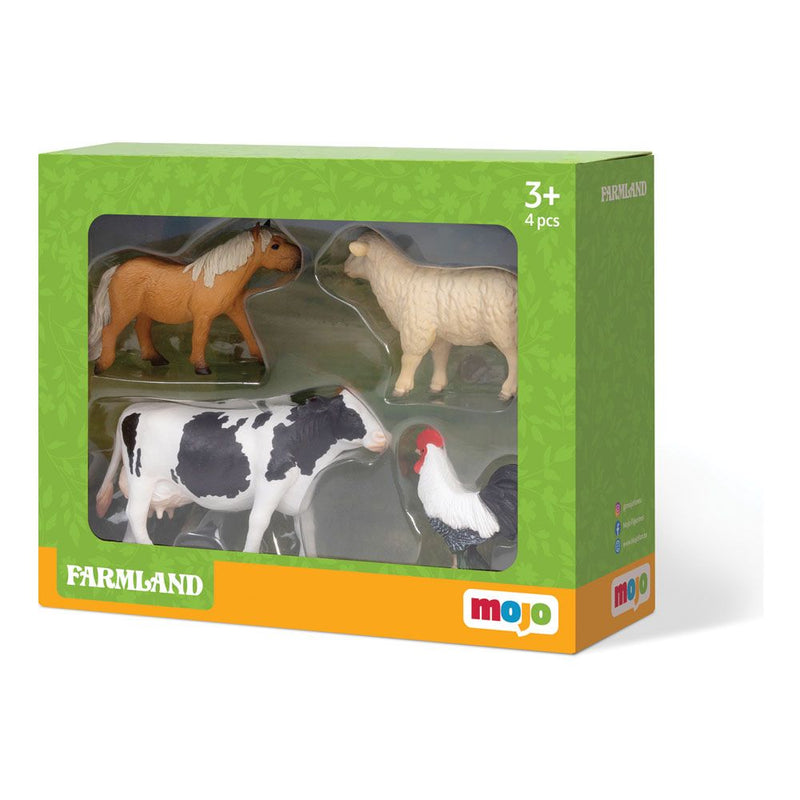 MOJO Farmland Starter 1 Toy Figure Set, 3 Years or Above, Multi-colour