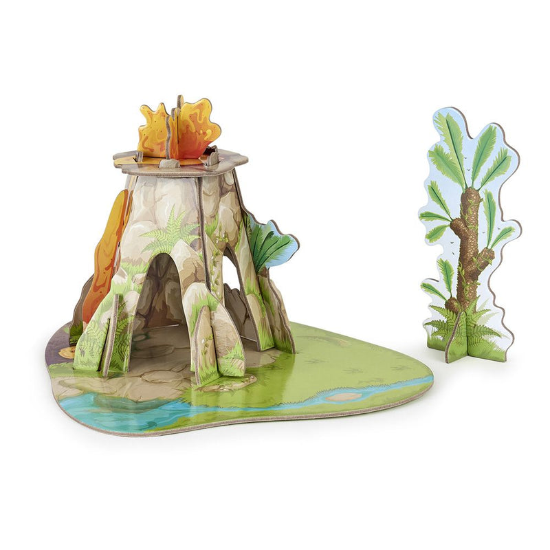 PAPO Mini Papo Mini Land of Dinosaurs Toy Playset, 3 Years or Above, Multi-colour
