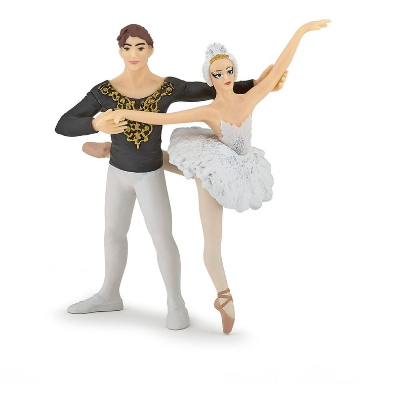 PAPO The Enchanted World Ballerina and Her Partner Toy Figure Set, 3 Years or Above, Black/White