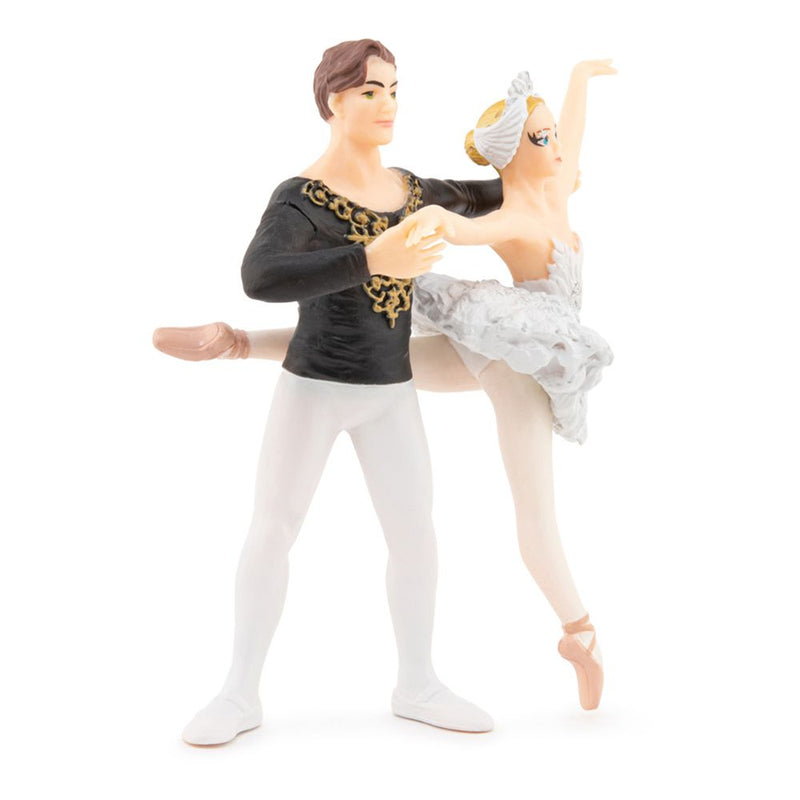 PAPO The Enchanted World Ballerina and Her Partner Toy Figure Set, 3 Years or Above, Black/White