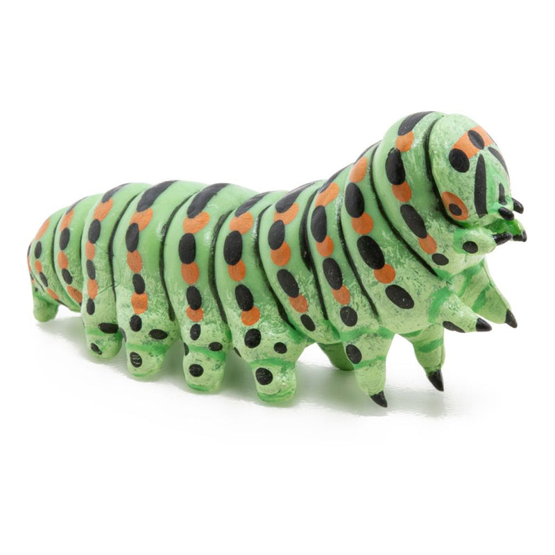 PAPO Wild Life in the Garden Caterpillar Toy Figure, 3 Years or Above, Green