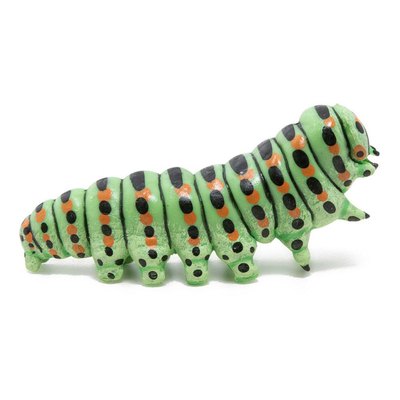 PAPO Wild Life in the Garden Caterpillar Toy Figure, 3 Years or Above, Green