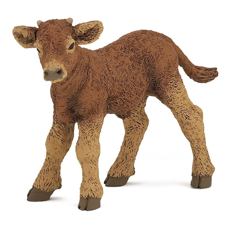 PAPO Farmyard Friends Limousine Calf Toy Figure, 10 Months or Above, Brown