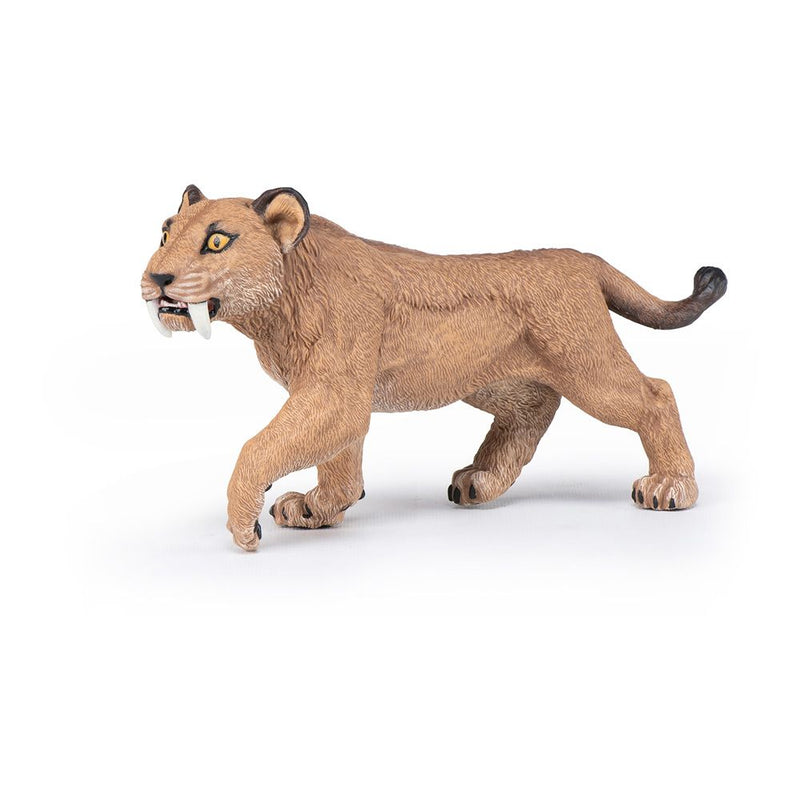 PAPO Dinosaurs Young Smilodon Toy Figure, 3 Years or Above, Beige
