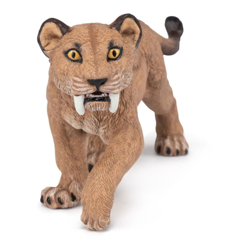 PAPO Dinosaurs Young Smilodon Toy Figure, 3 Years or Above, Beige