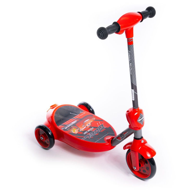 HUFFY Disney Cars Lightning McQueen Bubble Electric Children's Scooter, Red/Black