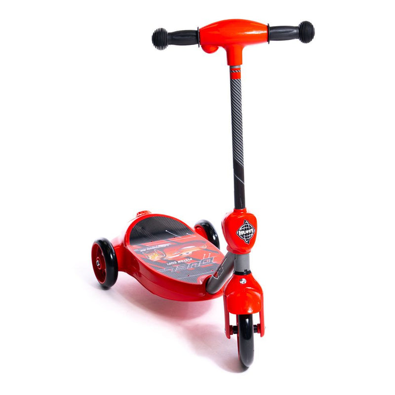 HUFFY Disney Cars Lightning McQueen Bubble Electric Children's Scooter, Red/Black