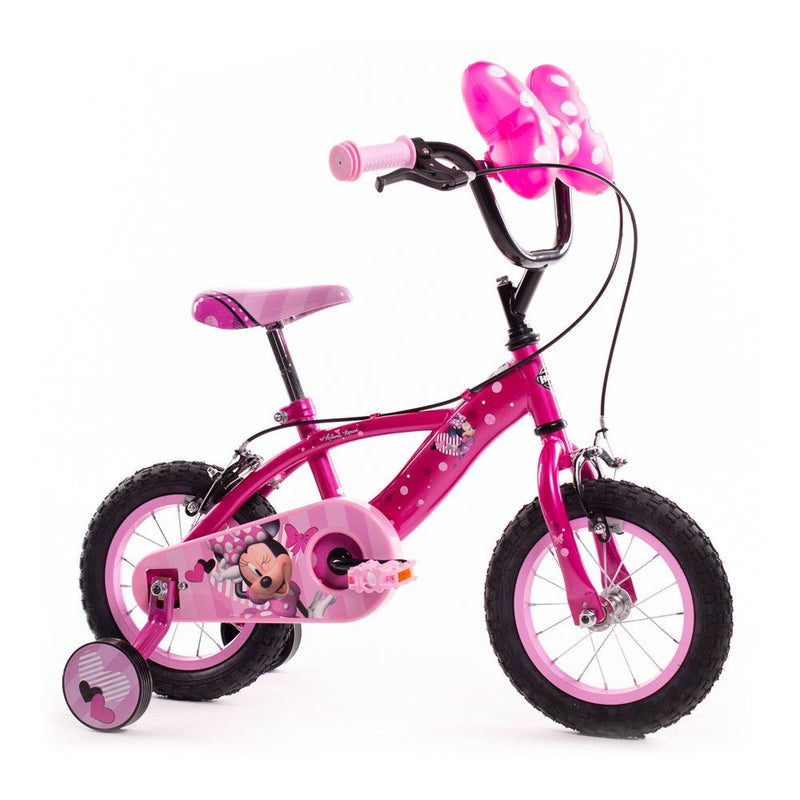 HUFFY Disney Minnie Mouse 12-inch Children's Bike, Pink/Black
