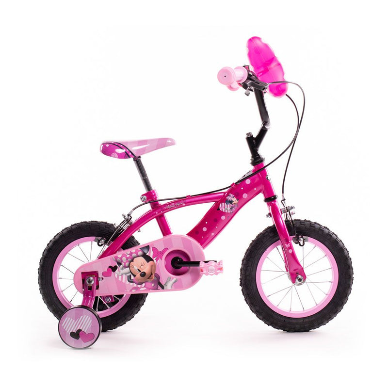 HUFFY Disney Minnie Mouse 12-inch Children's Bike, Pink/Black