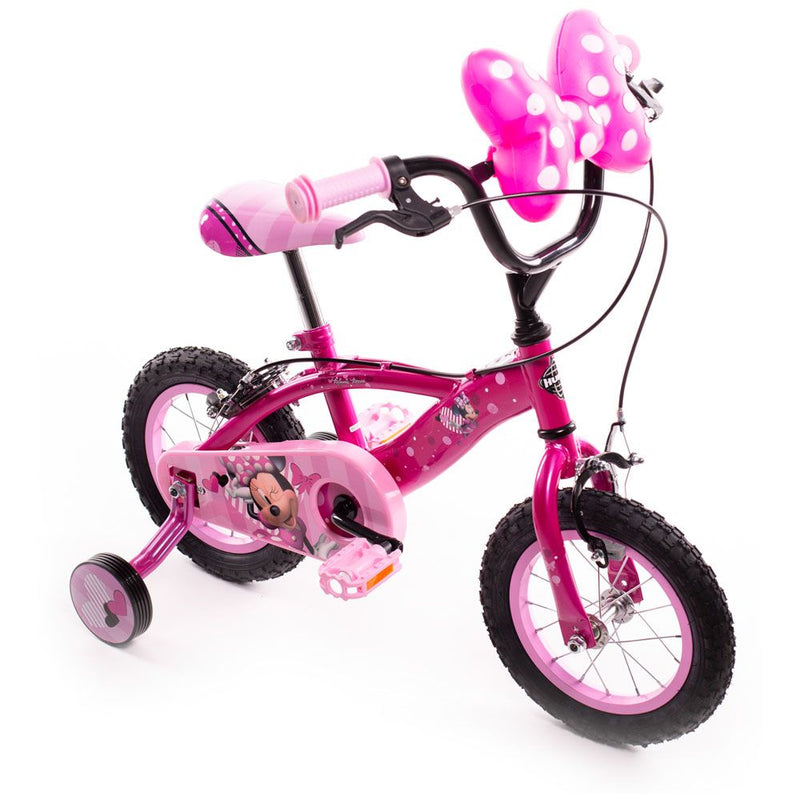 HUFFY Disney Minnie Mouse 12-inch Children's Bike, Pink/Black