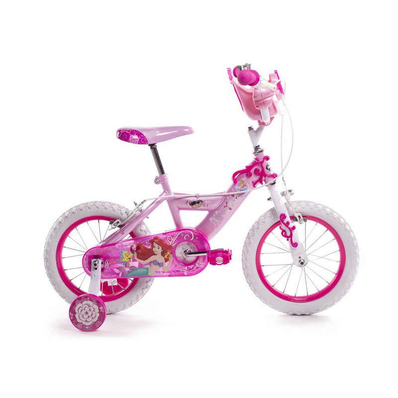 HUFFY Disney Princess 14-inch Children's Bike, Pink/White