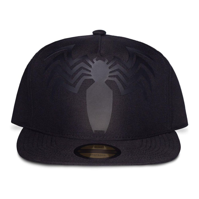 MARVEL COMICS Venom Black Spider Logo Snapback Baseball Cap