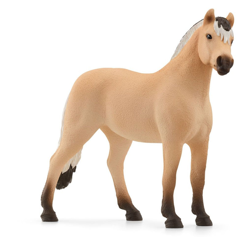 SCHLEICH Horse Club Norwegian Fjord Horse Gelding Toy Figure, 5 to 12 Years, Yellow