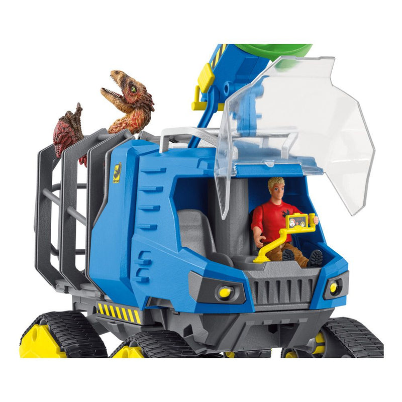 SCHLEICH Dinosaurs Track Vehicle Toy Playset, 4 to 12 Years, Multi-colour