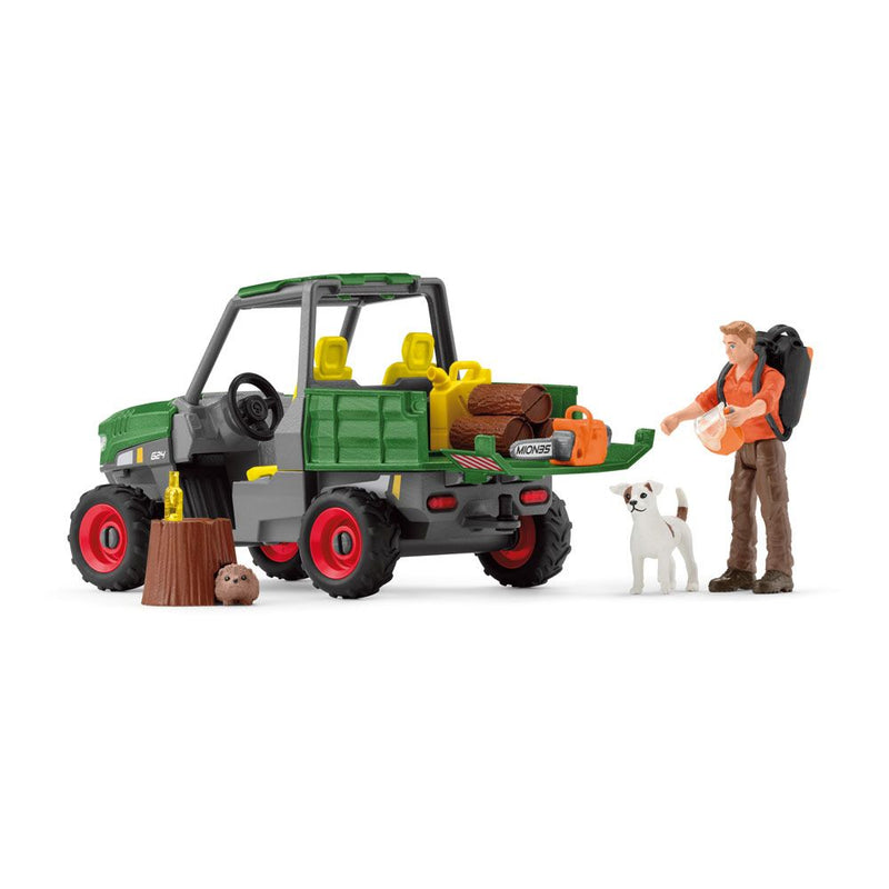 SCHLEICH Farm World Working in the Forest Toy Playset, 3 Years or Above, Multi-colour