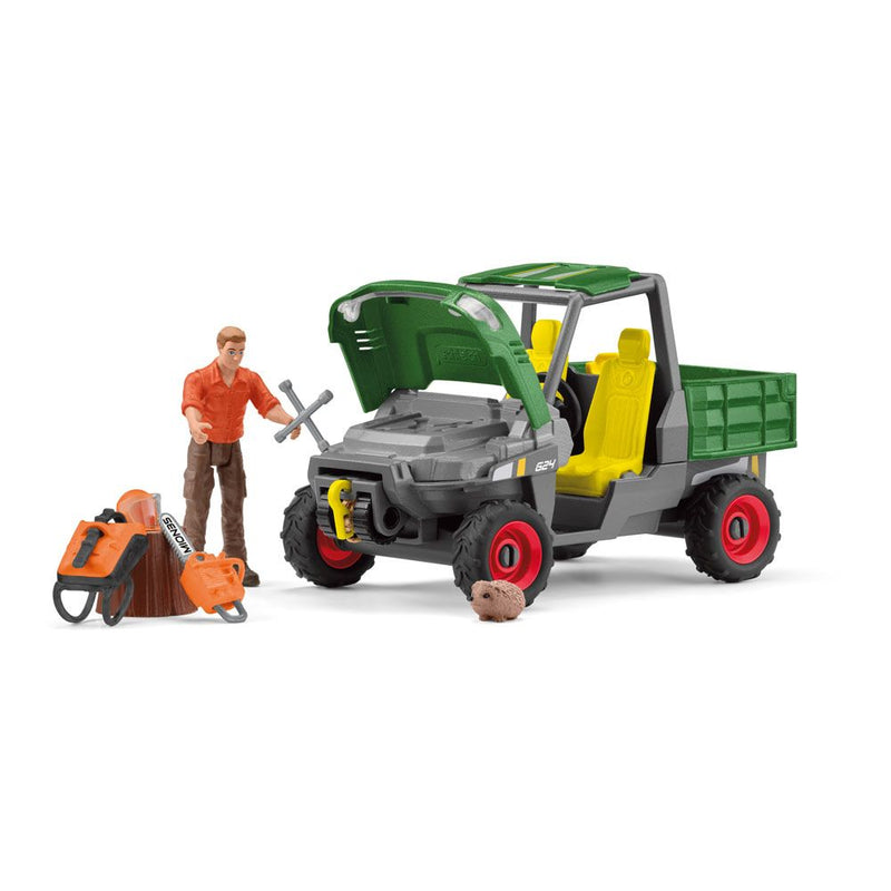 SCHLEICH Farm World Working in the Forest Toy Playset, 3 Years or Above, Multi-colour