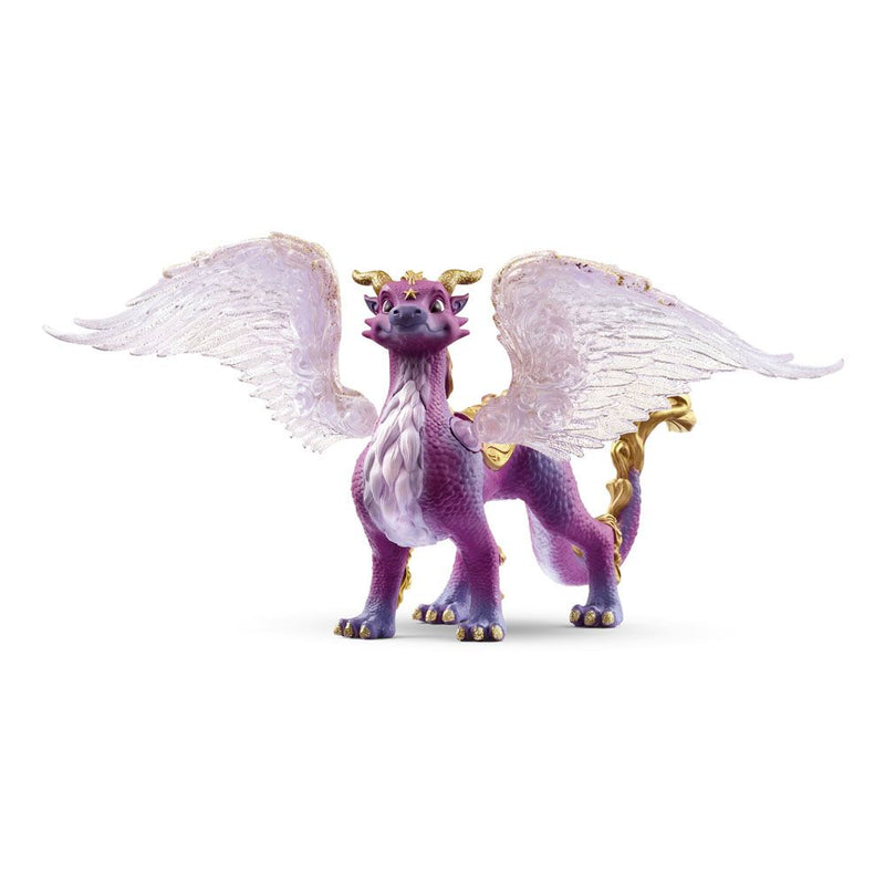 SCHLEICH Bayala Nightsky Dragon Toy Figure, 5 to 12 Years, Purple/White
