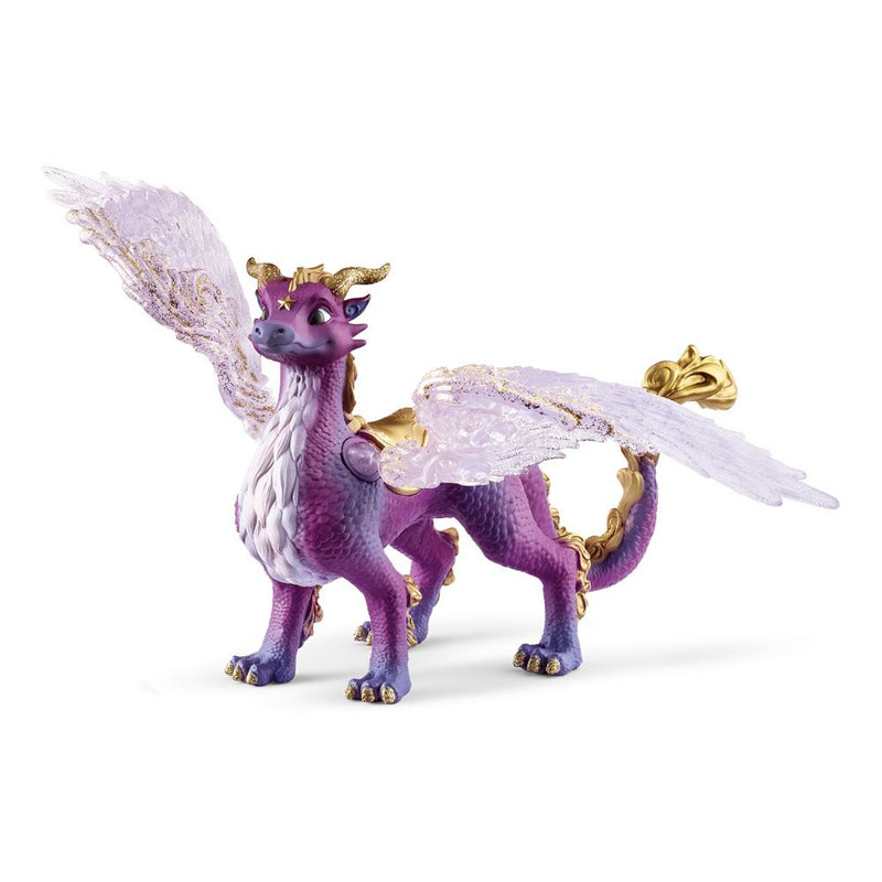 SCHLEICH Bayala Nightsky Dragon Toy Figure, 5 to 12 Years, Purple/White