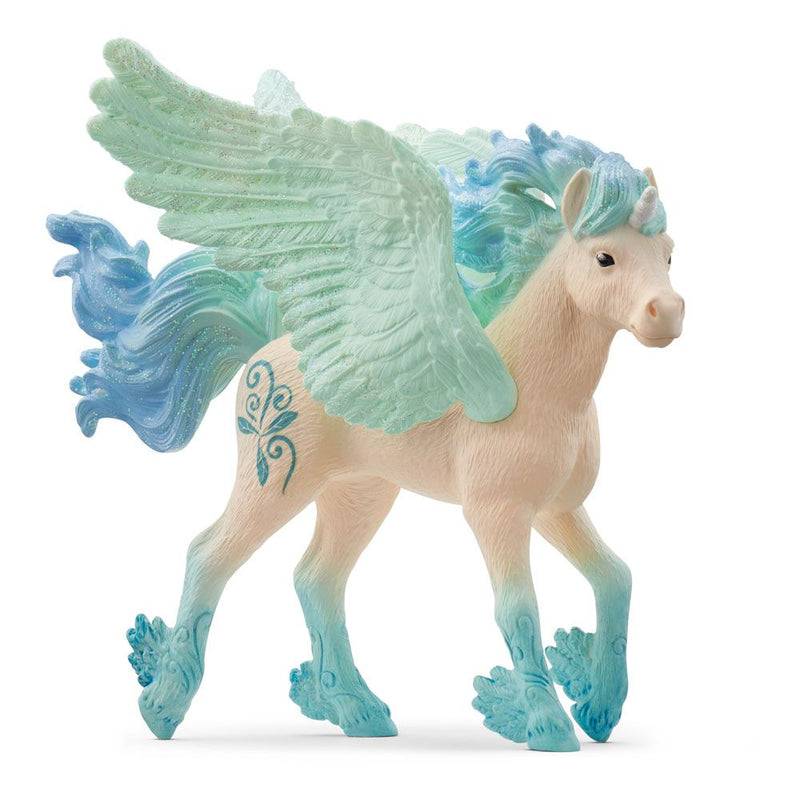 SCHLEICH Bayala Stormy Unicorn Foal Toy Figure, 5 to 12 Years, Multi-colour