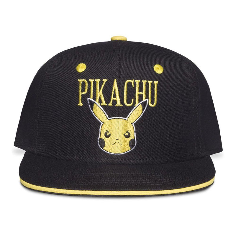 POKEMON Angry Pika Snapback Baseball Cap