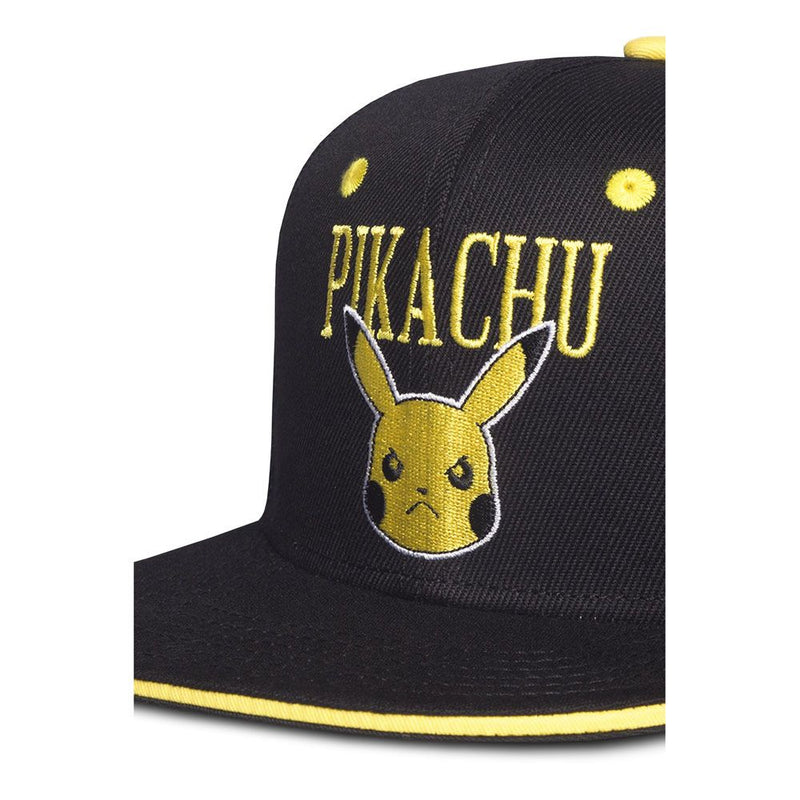 POKEMON Angry Pika Snapback Baseball Cap