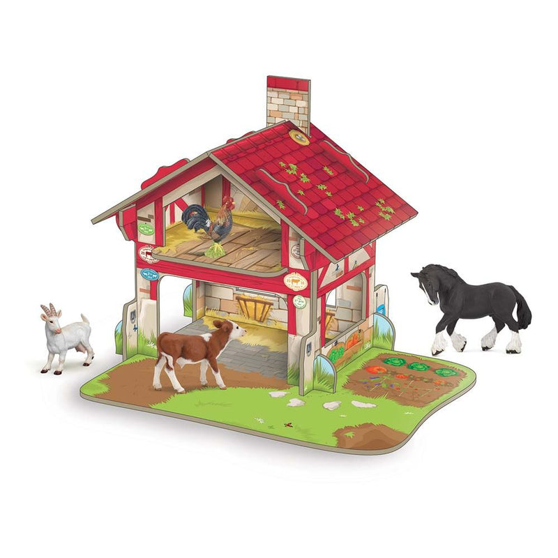 PAPO Mini Papo Mini Farm Mini Toy Playset, 3 to 8 Years, Multi-colour